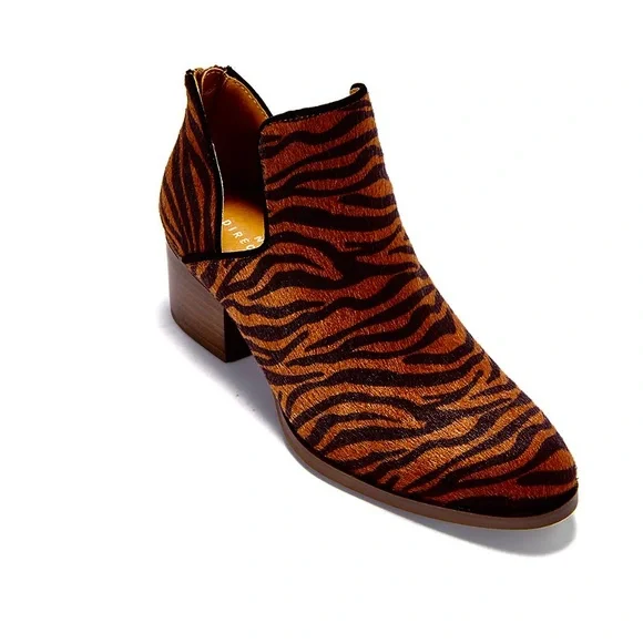 new directions Shoes New Direction Tiger Stripe Booties Poshmark